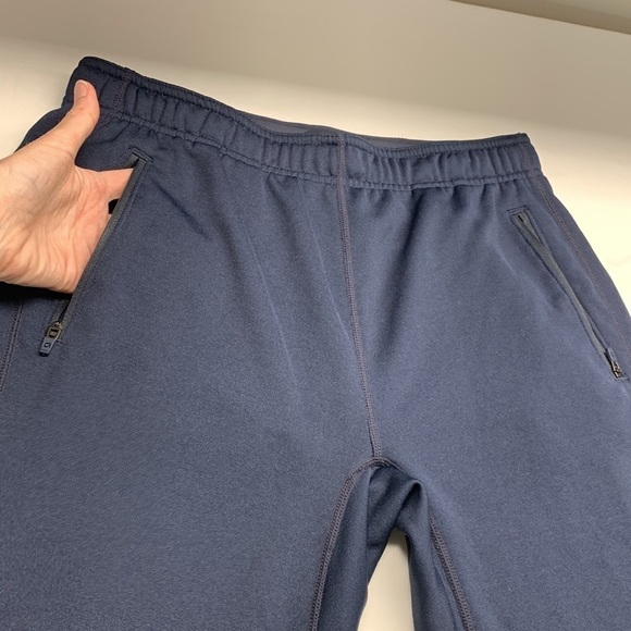 Gap Fit Core Trainer Dry Wicking Activewear Pants Small Navy Blue - Picture 3 of 11